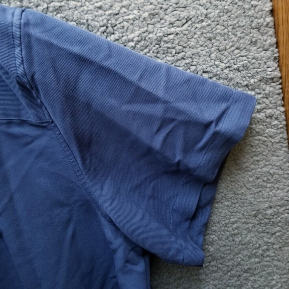 Island Passport Men's XL Blue Short Sleeve Button-Down Shirt 58" 30.5" 9.25" - Picture 10 of 12